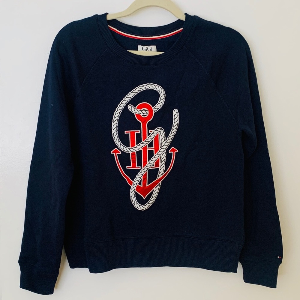 Gigi Hadid x Tommy Hilfiger crewneck logo top